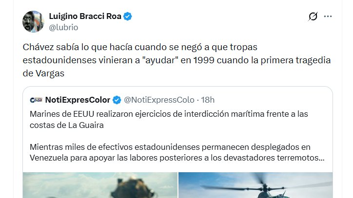 AsktoMandrake's tweet photo. Chavez sabía que, al negar la entrada de rescatistas, estaba condenando a la muerte y al olvido a decenas de miles de venezolanos https://t.co/nlrBMf6dj2