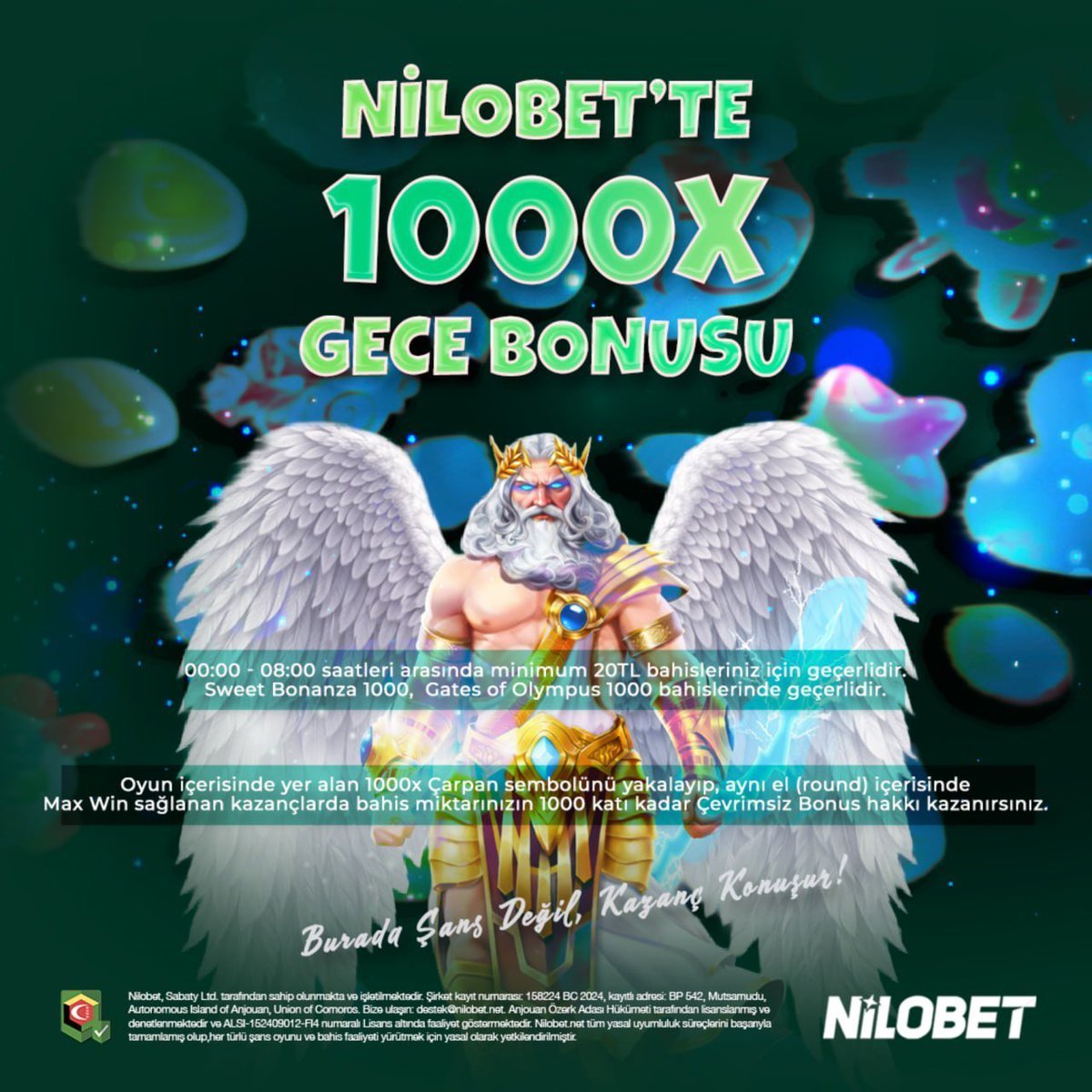 0yossef3's tweet photo. ✨ Geceye özel büyük fırsat!

🌙 Seçili oyunlarda 1000X Gece Bonusu!
⚡ 00:00–08:00 saatleri arasında geçerli!
💸 Kazancınızı 1000 kata kadar artırma fırsatı!

 📷 Güncel Link: https://t.co/cvUhvGdqgX

 #worldcup #spanish #messi #haaland #ronaldo #ronaldoedit https://t.co/WcGgrGXvTV