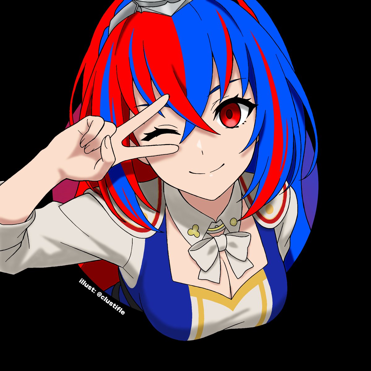 Clustifle 🦊🟥🟦 Hoshimiya & Colgate-chan Simp tweet media