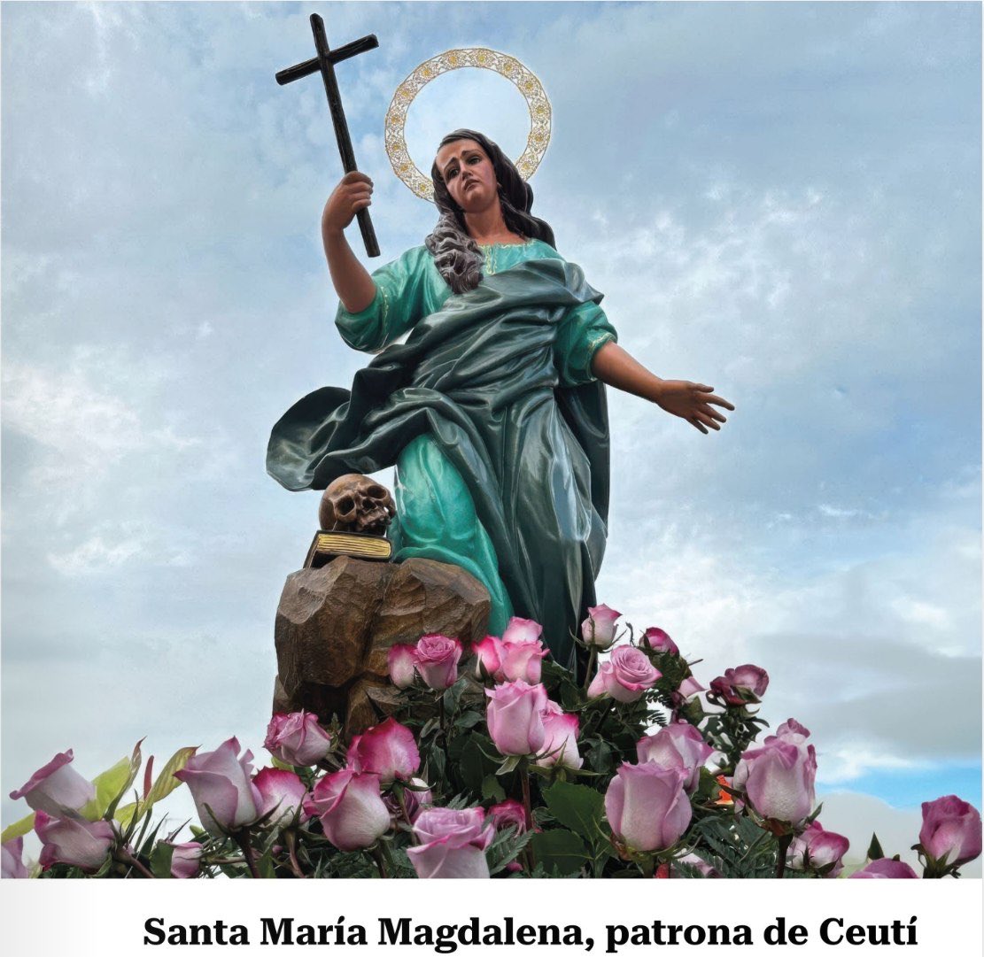 LopezMirasF's tweet photo. Felicidades a los vecinos de Ceutí que celebran hoy a su patrona, Santa María Magdalena. 

Una devoción que comparten con San Roque, en el mes de agosto,  y cuyas fiestas son una de las citas imprescindibles en la #RegiónDeMurcia. 

Disfrutad de este día tan especial. https://t.co/LHEY9OyL72