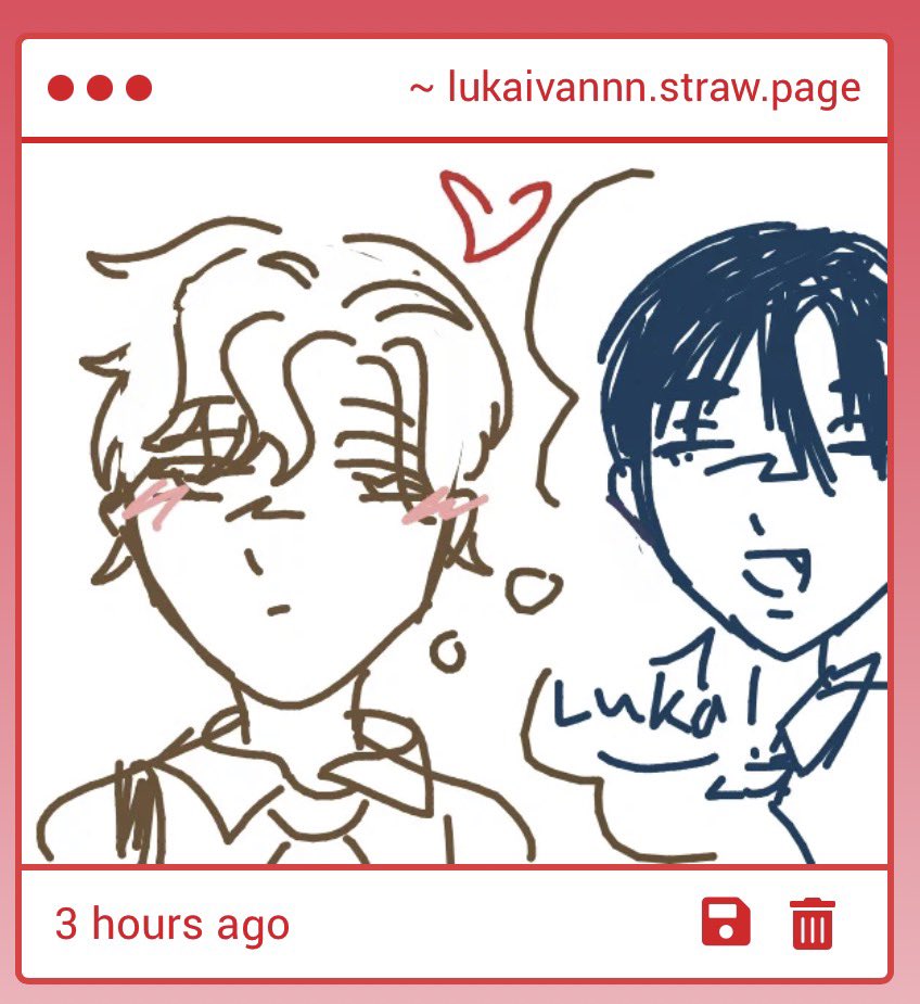 ivanlukagays's tweet photo. AWWWWEEE CUTIE DRAWING!! #IVANLUKA https://t.co/52ZRleN4mh