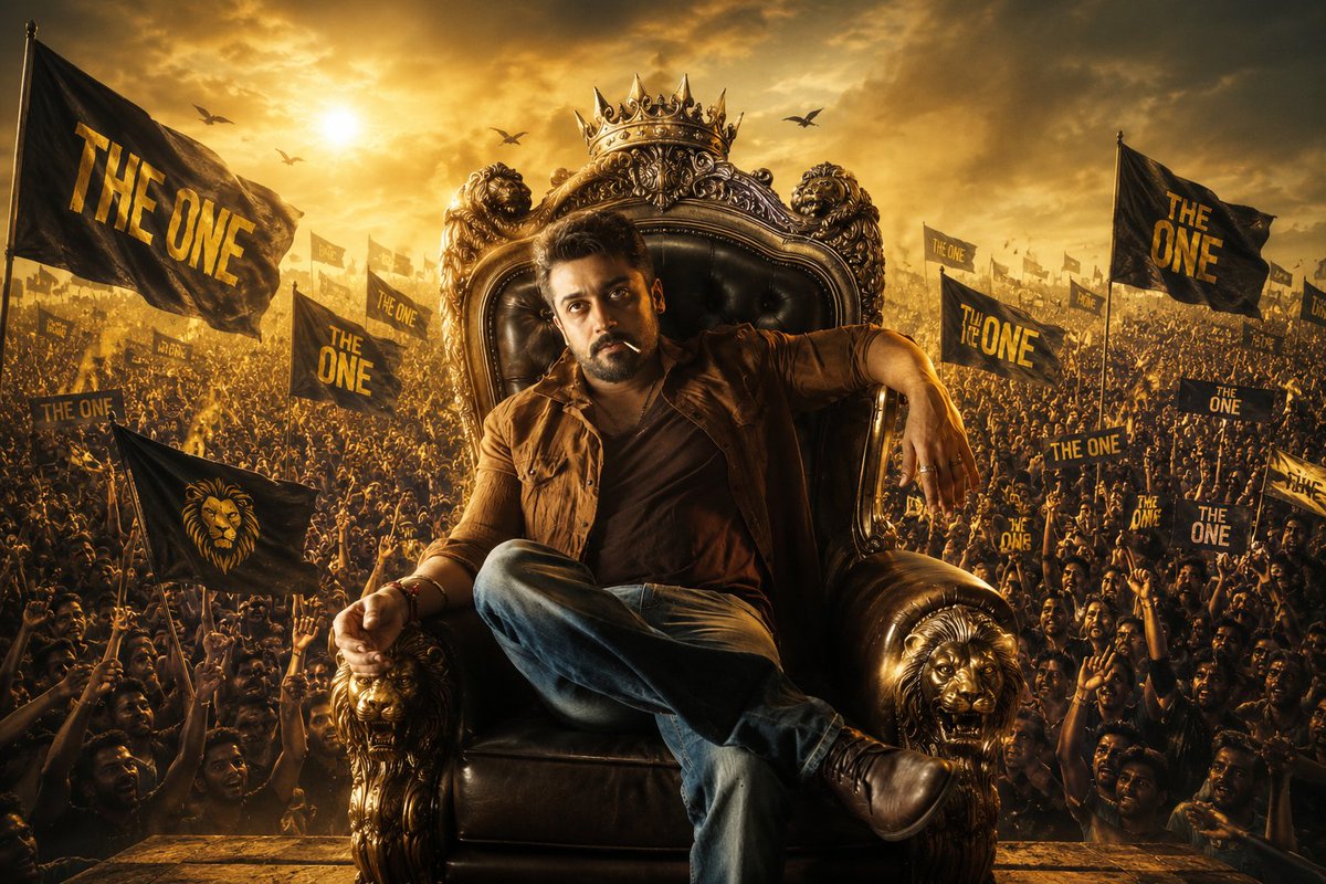 SuriyaFansClub's tweet photo. Tomorrow is ours 🔥

#HBDTheOneSuriya https://t.co/IWddVXSbCo