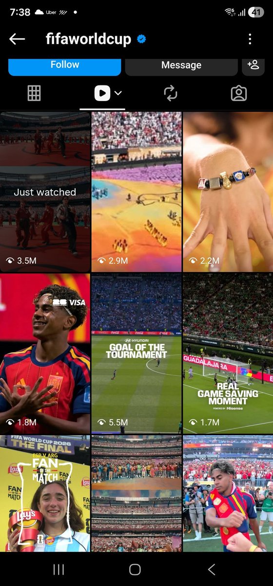 Aurorahi78's tweet photo. First BTS is followed by fifa 
Second BTS's performance was posted in fifa insta acc
Third FIFA president thanked BTS 
***BTS got praise for performing at fifa (some people can't relate) https://t.co/CDDD1f2Ybq
