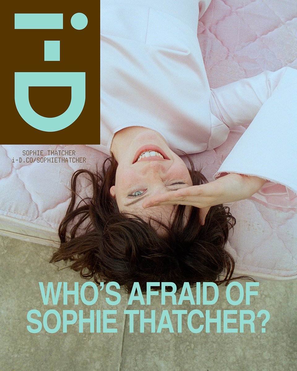 i_D's tweet photo. Sophie Thatcher knows that with big risks come big rewards. 

That’s why she’s signing off on ‘Yellowjackets,’ starring in a divisive Nicolas Winding Refn thriller, breaking out as a musician, and manifesting a thrillingly creative future for herself. https://t.co/dAxvXfjOrH