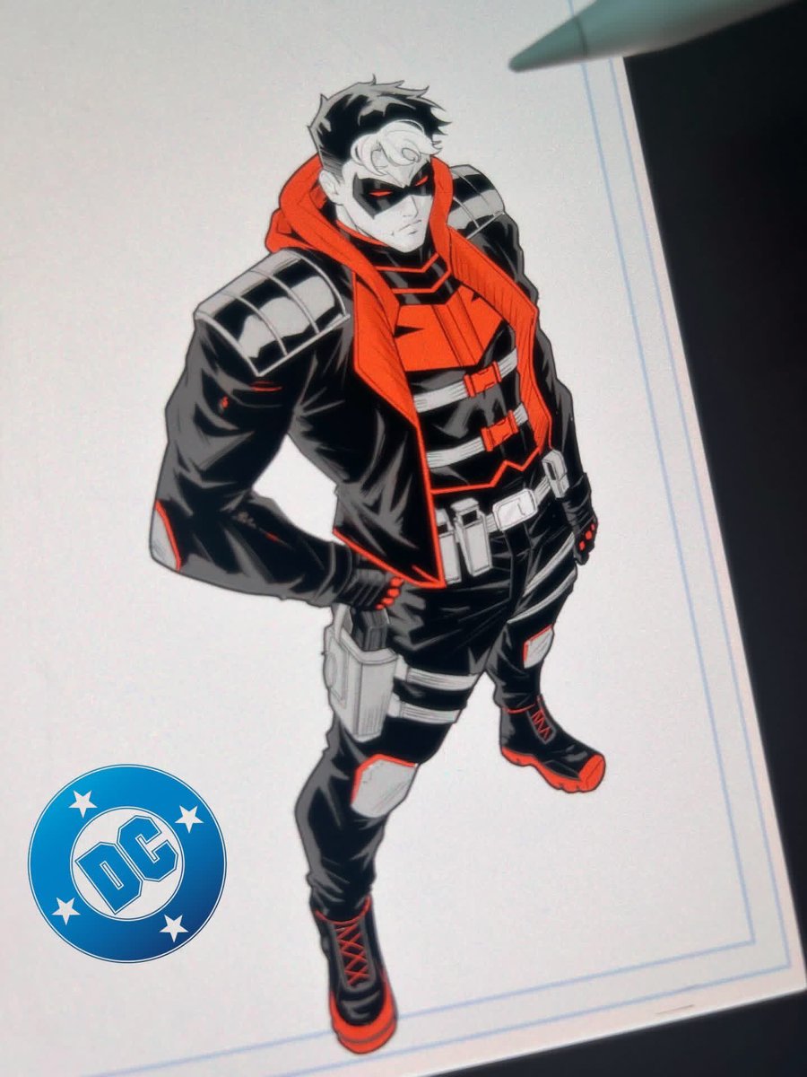 TravisMercer15's tweet photo. Kicking off SDCC with a little sneak peek of something fun coming your way from DC Comics and myself!!! Get hyped!!

Speaking of DC hype, who’s stopping by DC booth and what are you excited to picking up? Let me know in the comments below 👇

 #redhood #jasontodd https://t.co/HElSn2zuIx