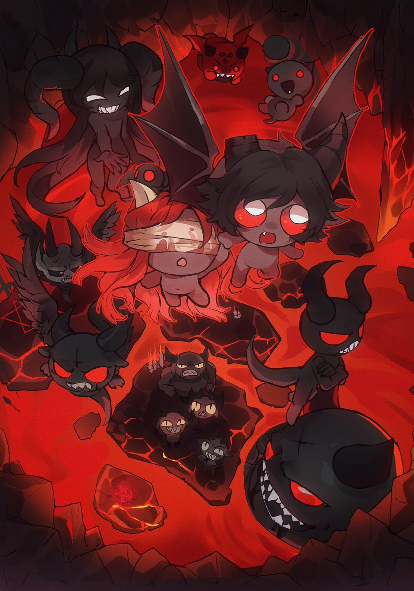 rolia_cf's tweet photo. Down With The Devil！
#tboi 
#mewgenics https://t.co/QGCPMkHxkI