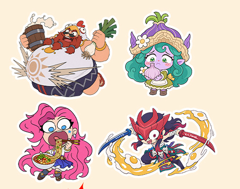 JumaraloHexCore's tweet photo. There's a Gragas with an unusual design among the Wild Rift Anniversary Stand merchandise in a long Weibo image; I'm not sure if it's an unreleased skin or just something from the event. https://t.co/xZqcuwq3LY