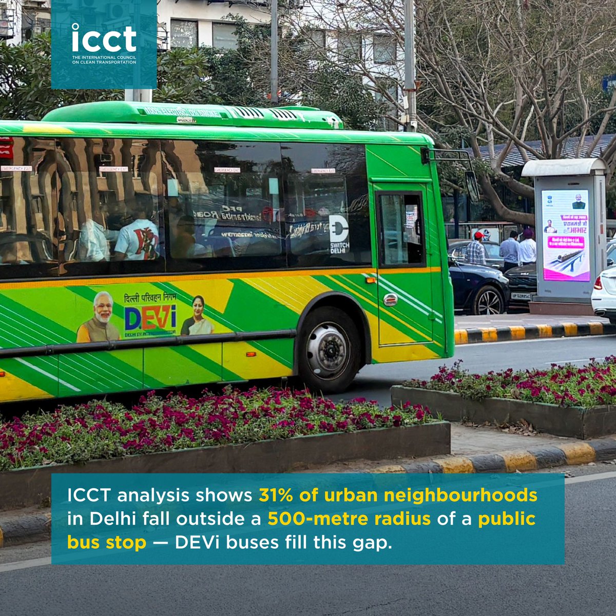 TheICCT_India's tweet photo. Neighbourhood connectivity is key to making public transport work
@TheICCT blog by @bhaumikgowande explores how Delhi's #DEVi buses are improving first- and last-mile connectivity and helping make cleaner, more accessible public transport a reality
Read more: https://t.co/juSMIrBja9