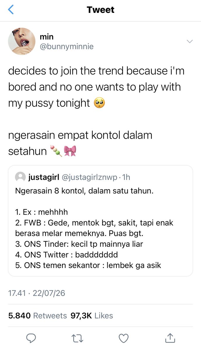 urairasa's tweet photo. dk-centric few tweets au / seoksoon cheolseok seokchan solseok wonkyeom gyuseok 🔞

when minnie joins the trend https://t.co/vLJTo7xVie