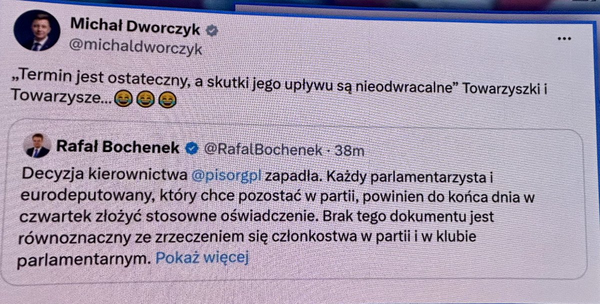 slakb's tweet photo. A co to się stało panowie @michaldworczyk @mhorala? Jakaś epidemia znikających wpisów? https://t.co/9yTU7dvmF6