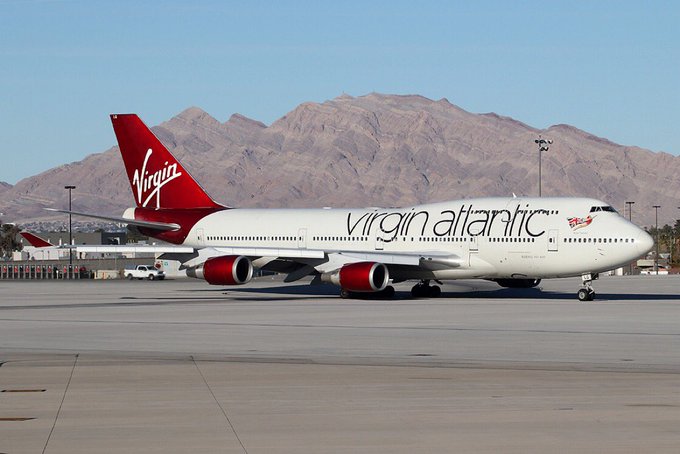 747GVROS's tweet photo. 'Wide-body Wednesday' this week comes from LAS and features the much-missed G-VXLG 'Ruby Tuesday' in this wonderful capture by ©️ Ian Older. In 2021 she joined JetOneX/Longtail and had a short career as a Preighter ✈️😍 #B747 #qots #VirginAtlantic https://t.co/5FmNvHaZDE