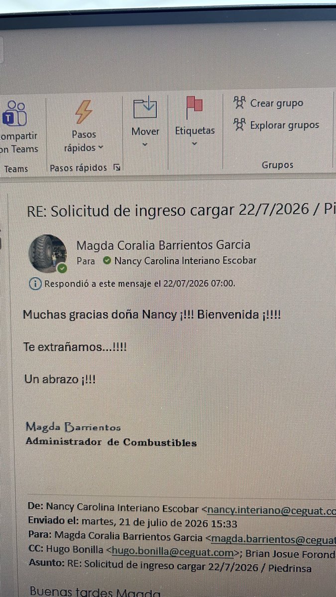 nancyinteriano_'s tweet photo. Y así 😅 ahora para todos en el trabajo soy Doña Nancy o Señora Nancy 😂🥹 https://t.co/zu6KdPbjd9