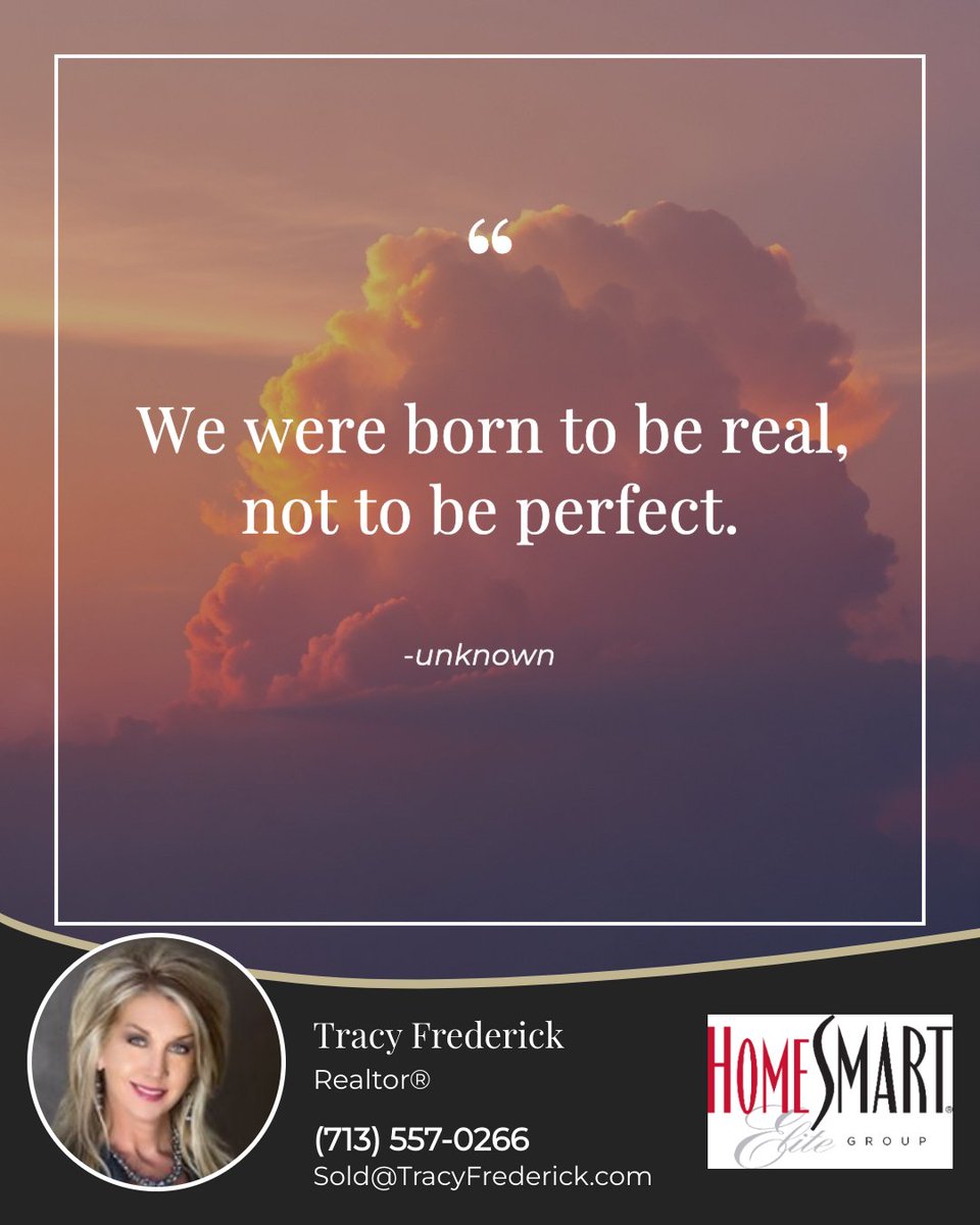 TracyFrederick0's tweet photo. Perfection is an illusion; your greatest gift is embracing your authentic self. 

✨ Celebrate both your strengths and your vulnerabilities, because that’s exactly what the world needs most!

#FriendswoodRealtor, #Realtor, #LeagueCityRealtor, #ClearLakeRealtor https://t.co/x2MPBEMLdu