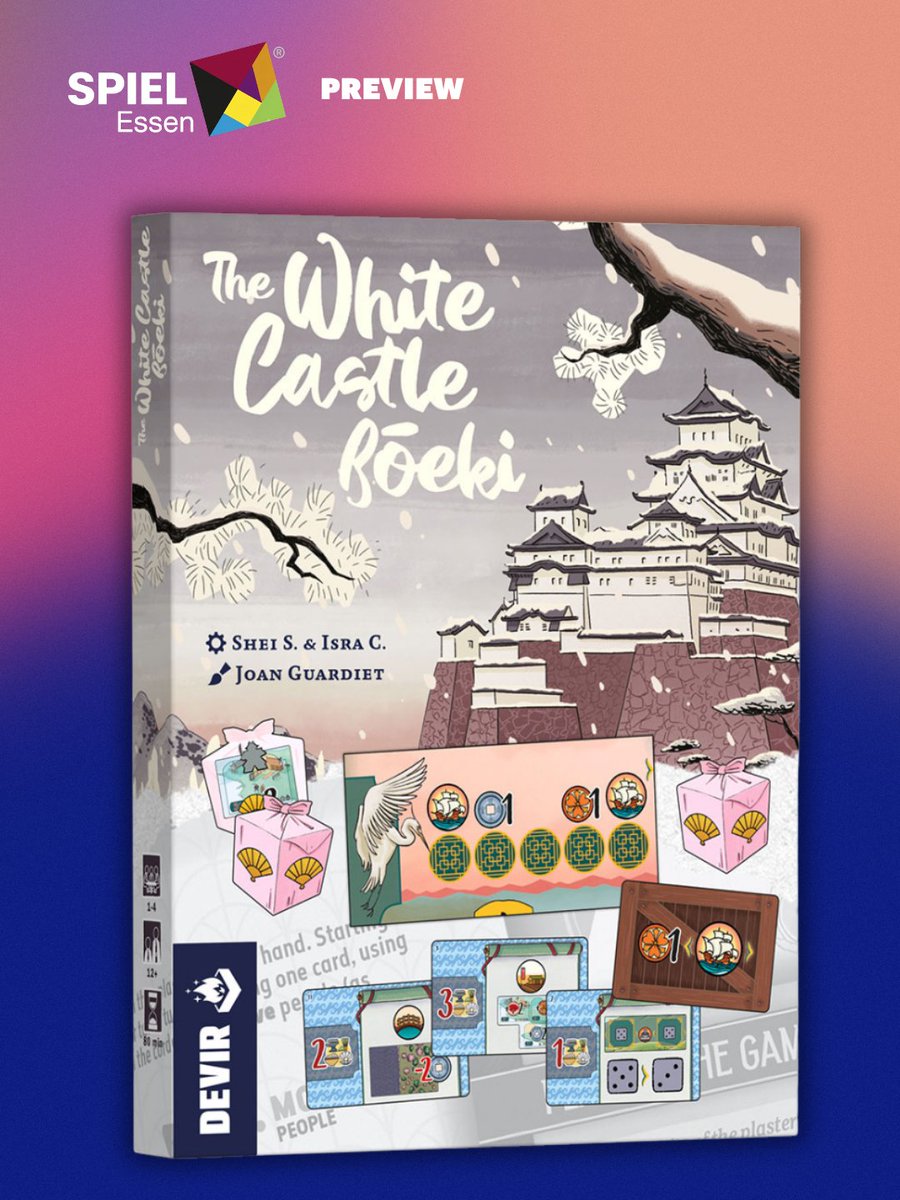 DevirIberia's tweet photo. ¡Ya están en la BGG los juegos que llevaremos a Spiel Essen 2026! ❤️‍🔥 ¡Todo el mundo a votar en la web!
🔗https://t.co/htmSoJdIQ5 🙌

Vamos fuertes con títulos esperadísimos como Gaudí 💒, Shugendo👺, The White Castle: Boeki🍵 o 7th Seal 👹, ¡entre otros! https://t.co/njb60Y7DFl