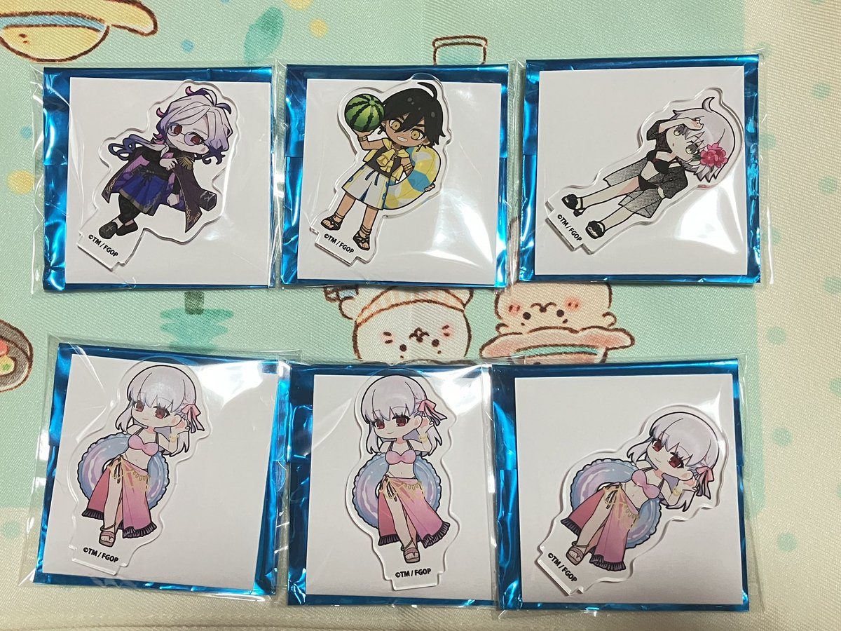 keyaki_gut's tweet photo. 【譲渡】FGO スイパラ 海の家

出)アクリルスタンド アクスタ
巌窟王.オジマン.ジャンヌオルタ.カーマ

求)定価+送料

巌窟王は下段3点、オジマン.ジャンヌオルタは下段同数お引取りください https://t.co/RS5PpPuhnB