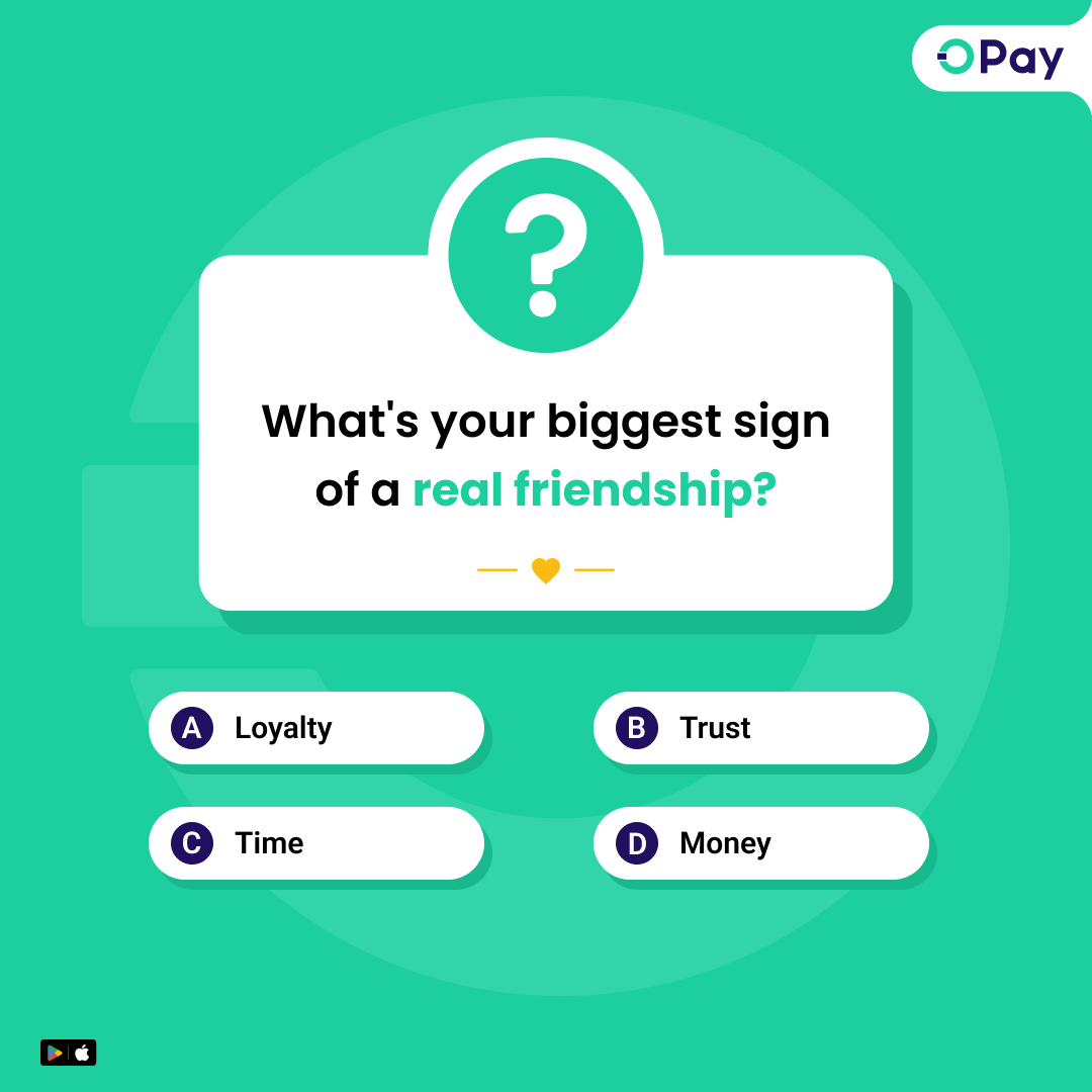 OPay_NG's tweet photo. We believe every circle of friends has one thing in common. ❤️
Which one matters most to you? Tell us why in the comments.

#CircleOfCare #Teaser #OPayBeyondBanking https://t.co/y99EieGDpZ