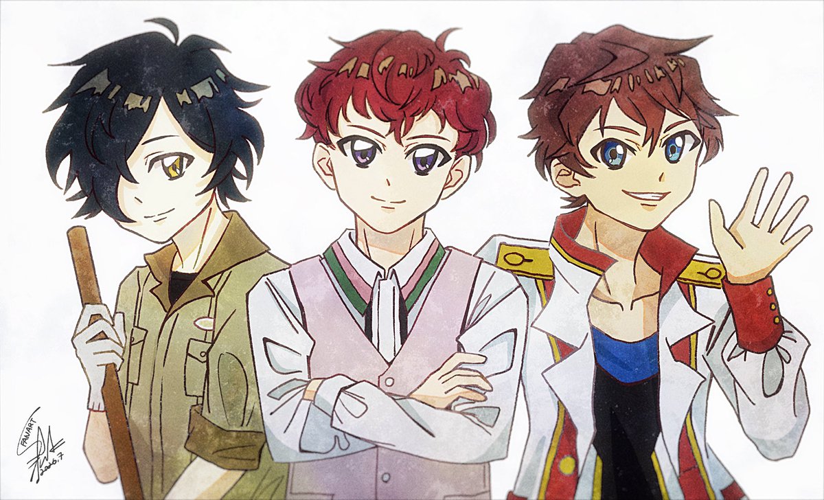 sua_illust_'s tweet photo. アイカツ映画観てきたぞ〜〜〜！！
メンズもいいぞ〜〜〜！！
#涼川直人 #瀬名翼 #結城すばる #イラスト https://t.co/bggvTD4K8K