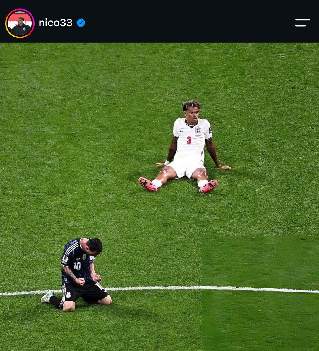WeAreMessi's tweet photo. Nico O'Reilly (England) IG: https://t.co/nzWzQtgmfs