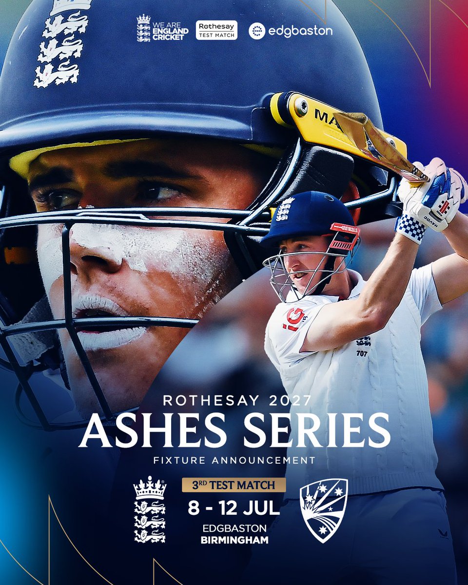 englandcricket's tweet photo. Venues. Dates. Locked IN! 🔒

Click below for ticket details: