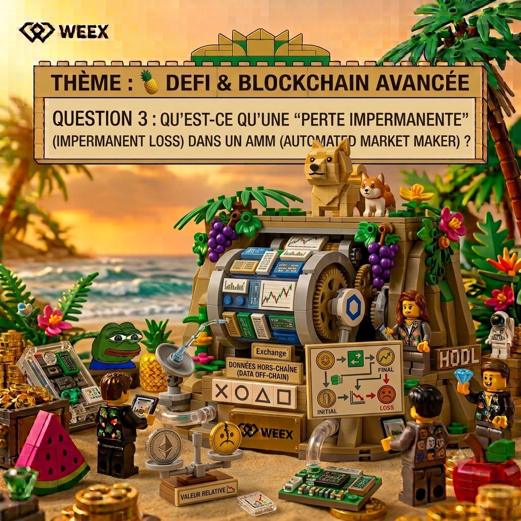 WEEX_French's tweet photo. 🍍 QUIZ JOUR 3 — DEFI & BLOCKCHAIN AVANCÉE 🍍

3 images, 3 questions, et cette fois on passe en mode expert 🧠⚡ DeFi, smart contracts, blockchain… t'es prêt(e) à assumer ton niveau ?

📝 Réponds en commentaire avec tes réponses

🎯 Pour participer :
1️⃣ Suis @WeexFrance
2️⃣ Like & RT ce tweet
3️⃣ Tague un pote trader qui doit absolument relever le défi 🔥
4️⃣ Réponds au quiz du jour !

✨ C'est parti ! 👇
#WeexTropicalTrade