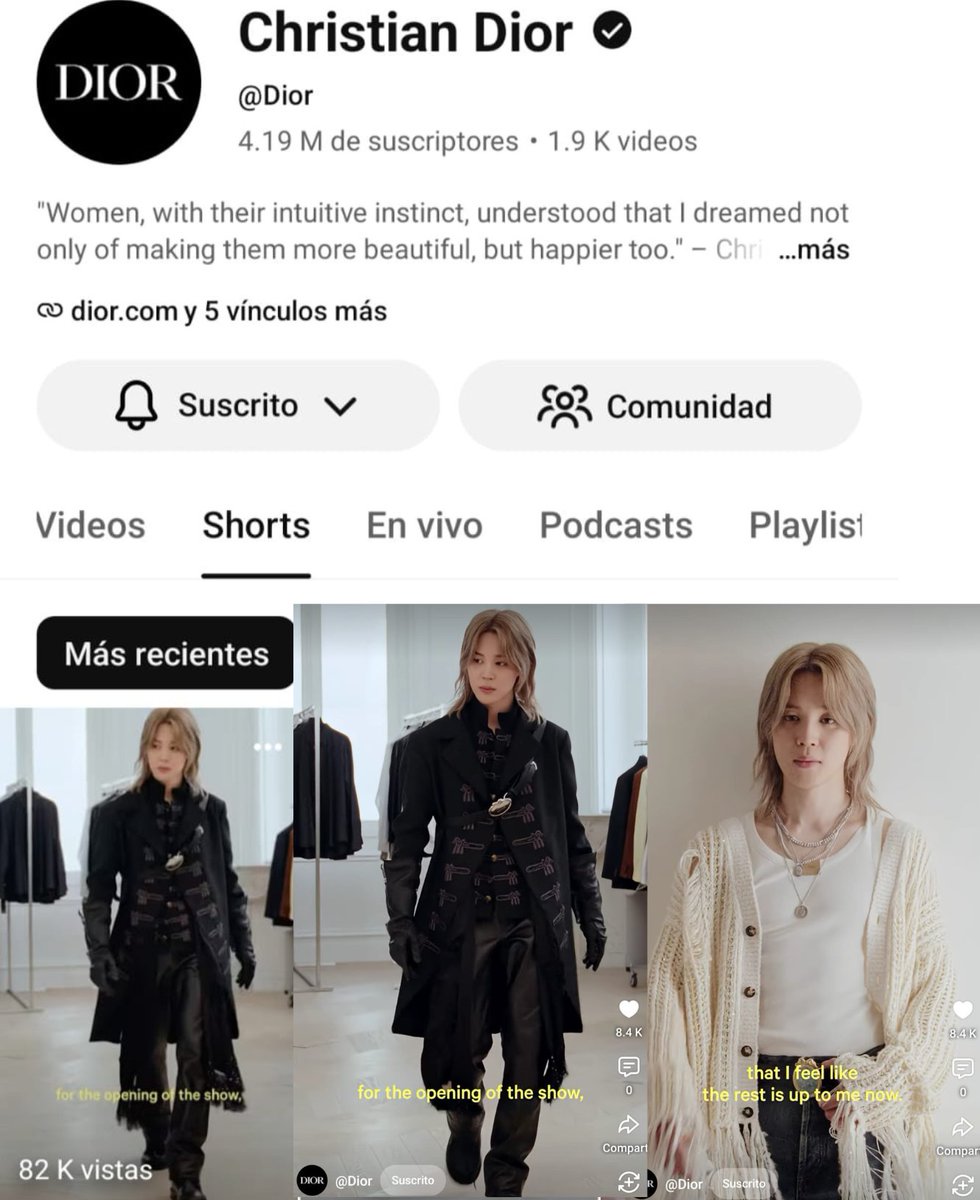 grisflor2018's tweet photo. ✨ Dior shared a behind-the-scenes YouTube Short featuring Jimin trying on his custom Dior looks ahead of the BTS WORLD TOUR ARIRANG in Paris.

Elegance comes naturally to Jimin. 🖤

DIOR GLOBAL AMBASSADOR JIMIN
DIOR PRINCE JIMIN

#JIMINxDIOR #JIMIN #지민 @Dior https://t.co/o7lTmElJX4