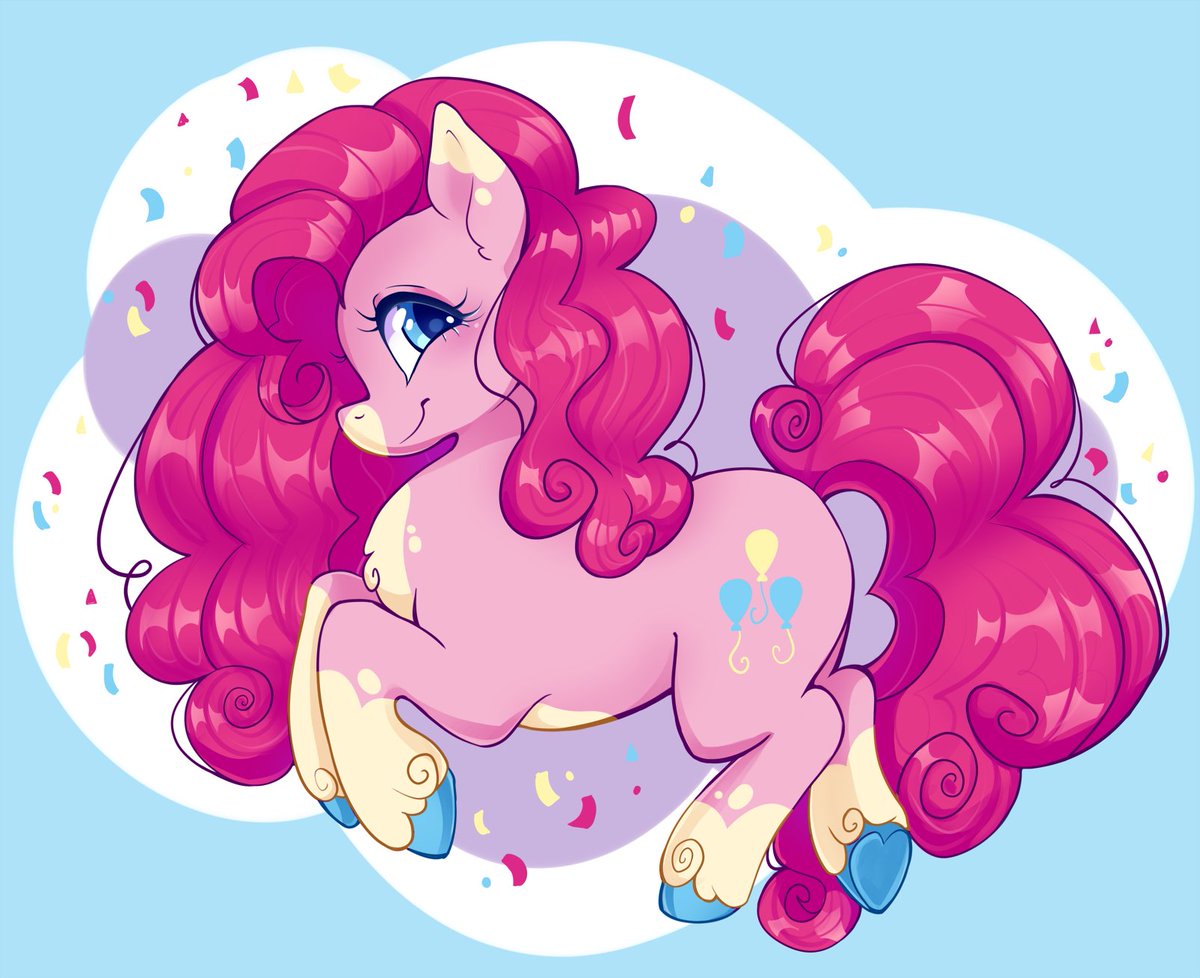 Winniebeeart's tweet photo. Pinkie again! 

#mlp #mylittlepony #pinkiepie #mlpfim https://t.co/mAV8nRJl6Z