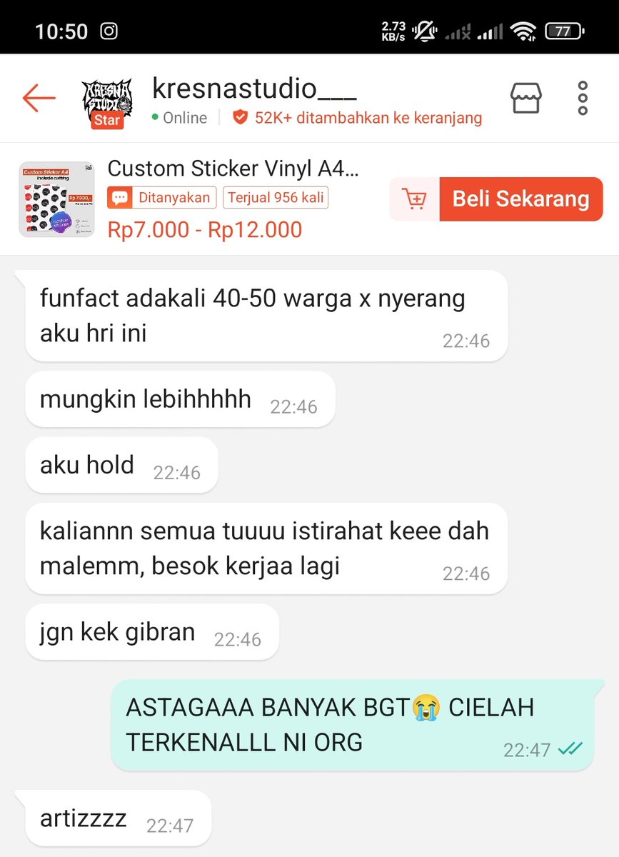 racikanbulan's tweet photo. seru bgt wkwkwk gara2 @MajestyJK
jd aku cetak disini juga, tp ini aku mau co tp disuruh senin atau minggu soalnya hari ini udh banyak yang order cenah capek blsin chat😭🤏, terus titipan buat yg mau co, jangan stiker glitter soalnya stocknya ga ada😭🤏

https://t.co/zhJ68ZBm2u https://t.co/ts953YQJgM