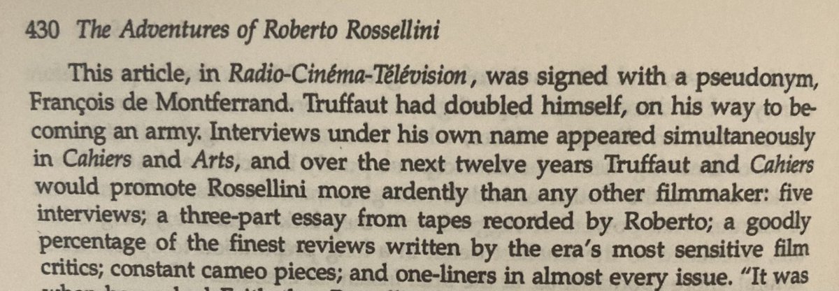 bendoftheriver's tweet photo. “Truffaut had doubled himself, on his way to becoming an army” https://t.co/O6TrwnApAl