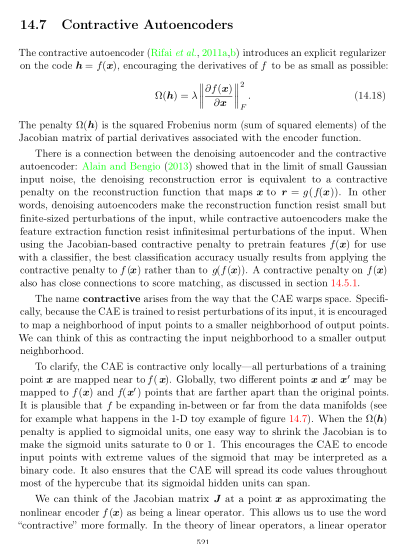 chhitizkhanal's tweet photo. #LSPPDay52
Learned that Contractive autoencoders penalize Jacobian → learns tangent directions. Predictive sparse decomposition = sparse coding + encoder. Semantic hashing = binary codes for fast retrieval.
@lftechnology
#60DaysOfLearning2026
#LearningWithLeapfrog https://t.co/Nw6huoEgtp