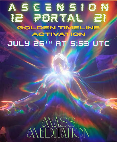 JgvJaime's tweet photo. Tuesday, July 21, 2026
12:21 Ascension Portal Activation Part 2 Final Update
Extremely strong energies are already gathering for our main 12:21 Ascension Portal activation on Saturday.
Meditation instructions are here:
https://t.co/lvWCP1nDDt https://t.co/WMhc4EOut9