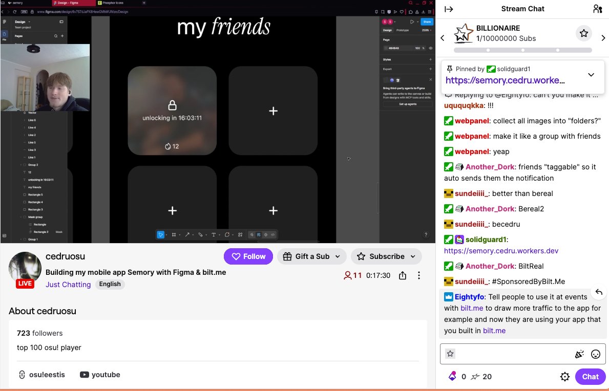 UQJoost's tweet photo. things to do in 2026:
travel to sf &amp; london to throw hackathons
move in w my gf
watch this dude build a mobile app on twitch and it's the most addictive thing i've seen https://t.co/FpjJ19iNNp