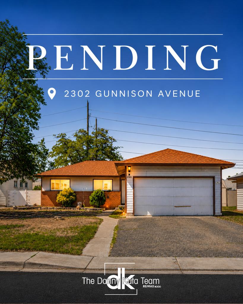 thedannykuta's tweet photo. ๐ Pending in Grand Junction! ๐
Congratulations to our sellers on getting their home under contract at 2302 Gunnison Ave!
https://t.co/a9O3utQeSH
#TheDannyKutaTeam #CallJoe #UnderContract #grandjunctionco https://t.co/hE3AmKiiUp