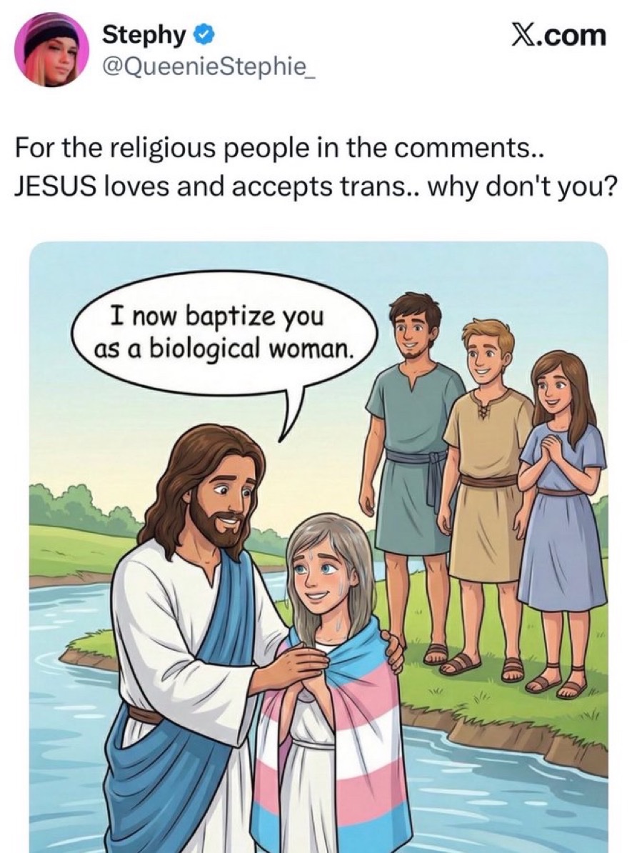 sola_chad's tweet photo. “Homosexuals and the sexually immoral will not inherit the kingdom of God.”

-The Bible https://t.co/I2DixzPTVH