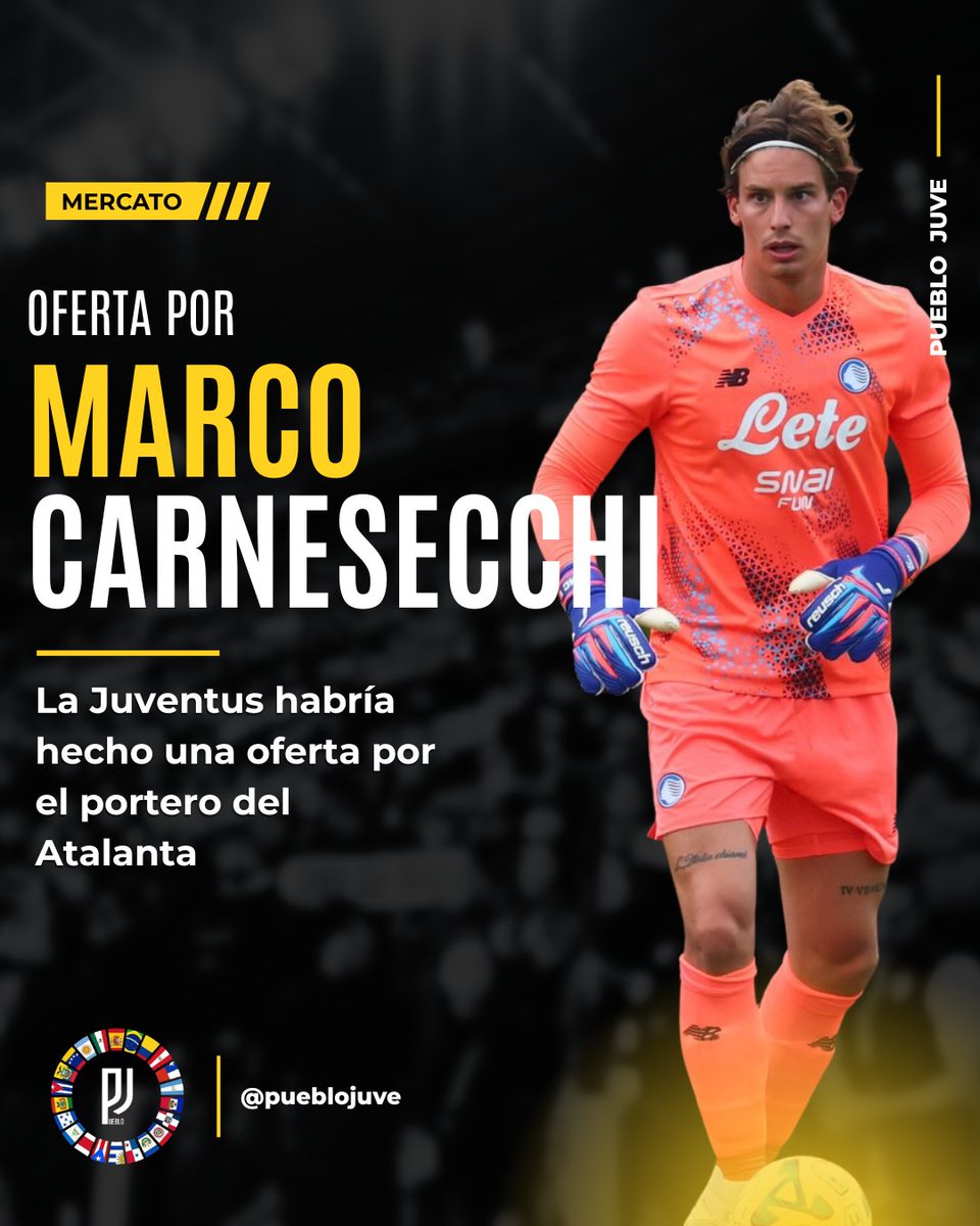 Pueblo_Juve's tweet photo. 👀 La #Juventus habría hecho una oferta (no en los últimos días) a la Atalanta de €30M + Di Gregorio por Marco Carnesecchi
En Bergamo a Sarri no le disgustaría esta operación y a Giuntoli gusta el portero de la #Juve
Por otro lado, Di Gregorio dentro del vestuario está cada vez más aislado y alejado por parte del grupo
[ @MomblanOfficial en @juventibus ]
#Calciomercato #Fichajes