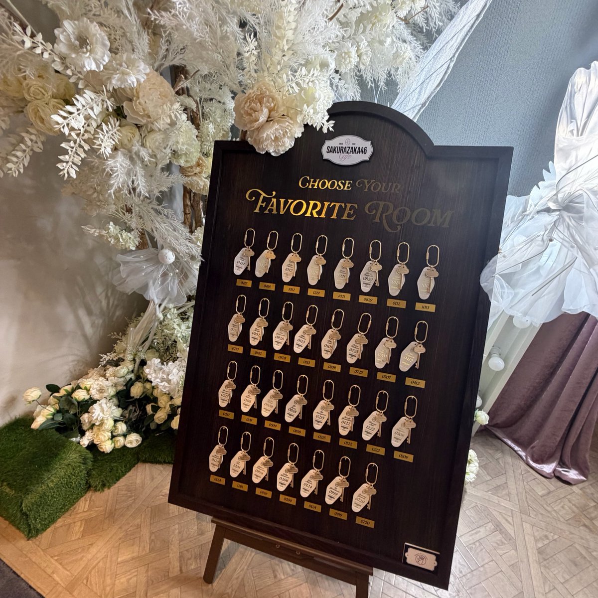 nashi_aii's tweet photo. 櫻坂46 CAFE 2026 𝜗𝜚˚⋆
今年も行ってきた〜！可愛い空間でおいしいもの食べれて幸せ😽⭐️
 #櫻坂46  #櫻坂46カフェ https://t.co/u2VqNUQYau