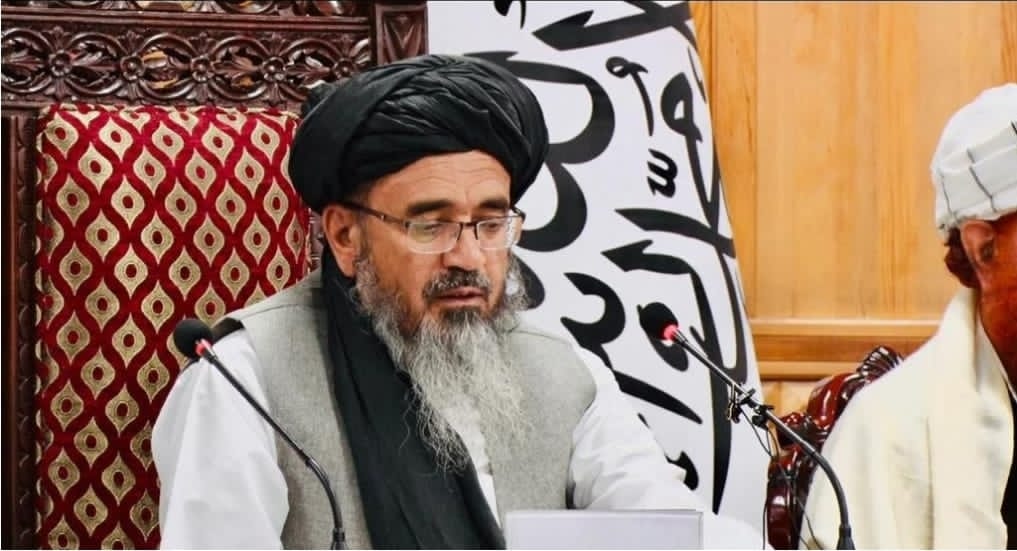 dhlmndatlan's tweet photo. د سترې محکمې رئیس او قاضي القضات شیخ عبدالحکیم حقاني: 
د قضا موخه باید د الله تعالی د احکامو پلي کول، د ظالم مخنیوی او د مظلوم ملاتړ وي. https://t.co/wgG4Sx6Nfc