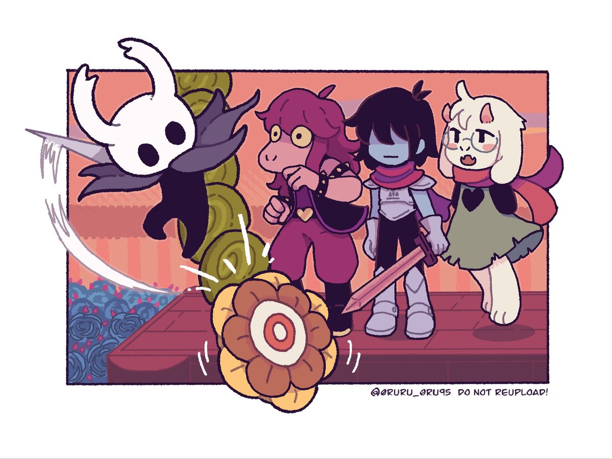 0ruru_0ru95's tweet photo. The pogo master has arrived.
#DELTARUNE #HollowKnight https://t.co/SXjVqRMn16