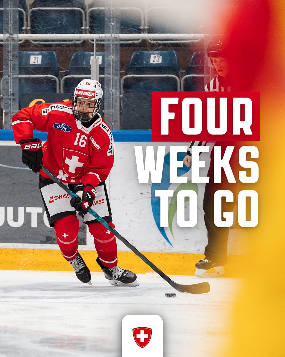 SwissIceHockey's tweet photo. Noch vier Wochen bis zur WEHT: Genug Zeit, um dir jetzt dein Ticket zu sichern! 🔥
🎫: https://t.co/1YUMBCXEaT
Plus que quattre semaines avant la WEHT : Il est encore temps de réserver ton billet dès maintenant ! 🤩
#SIHF #WomensNationalTeam https://t.co/1OnRvleoER