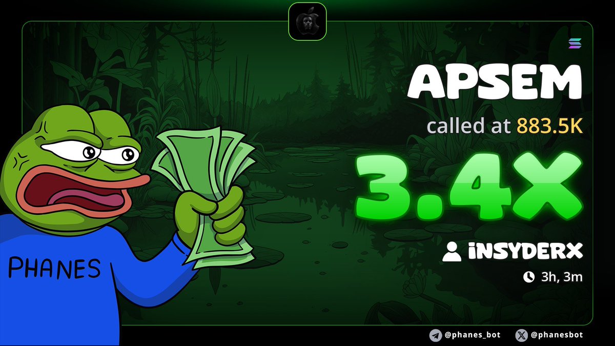insyder0's tweet photo. Nice quick cook on $APSEM

Did a 3.4x from my call 

Ca
8P5qYXx7pAjMUCkjnVmPfLaf7NMVHPhRsfjqM8kSpump

#solana #crypto #degen https://t.co/5s412yJ8wi