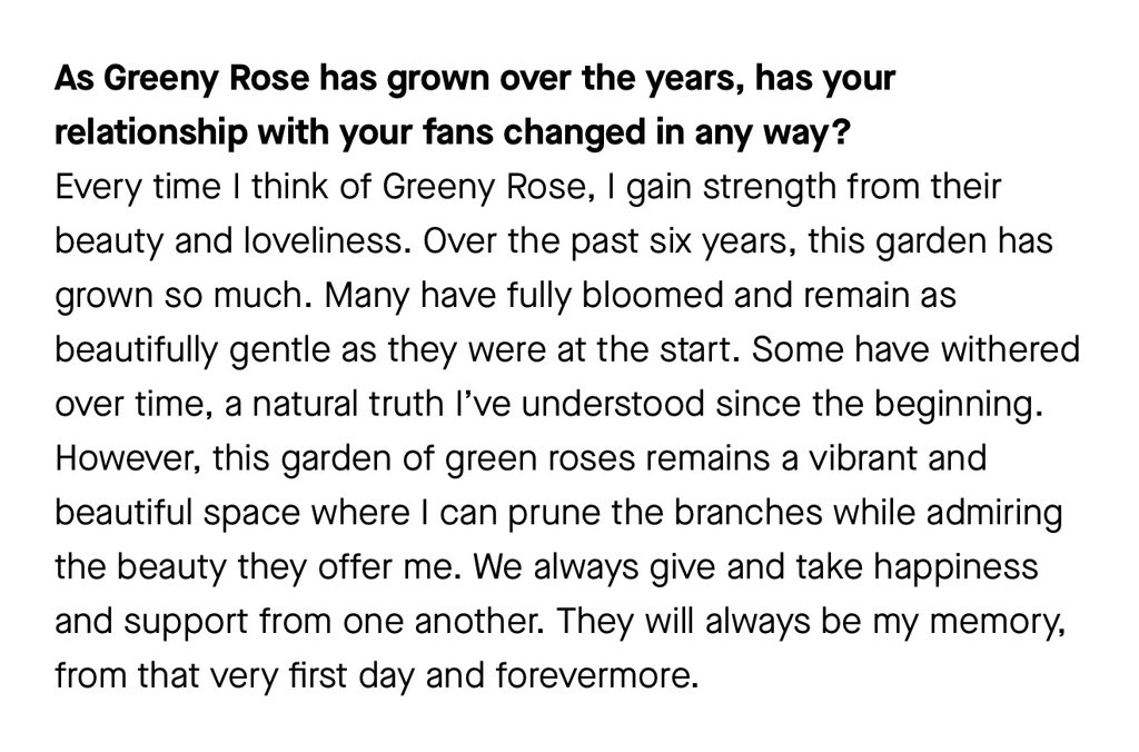 lipiicez's tweet photo. “…They will always be my memory, from that very first day and forevermore.”

พี่มายพูดถึง #GreenyRose หนูมีน้ำตา 🥹 จะเป็นดอกกุหลาบที่ไม่มีหนามให้พี่มายเสมอค่ะ 💚🌹

#MilePhakphumxMensFolio
@milephakphum #MilePhakphum https://t.co/kYMmvfbmam