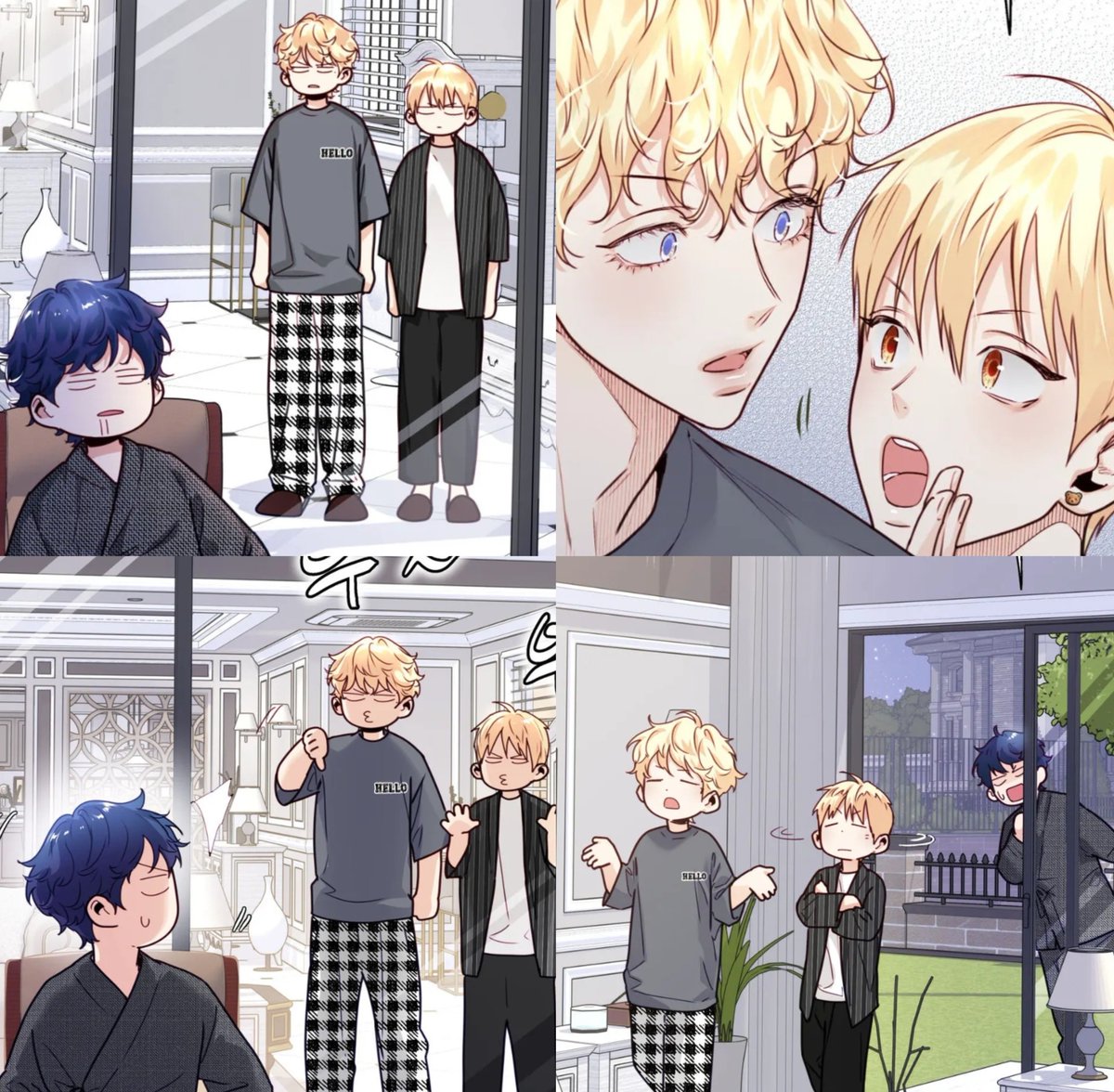 kayra_19_'s tweet photo. #사랑은환상 #LoveIsAnIllusionsuperstar

Dojin felt dejected over Byul dating Siwoo. Hyesung explained that it was because Byul was genuinely serious about Siwoo and had grown a lot. He also revealed his dad used to date alphas before him, making them both boo at him. https://t.co/Ht0jzuntLO
