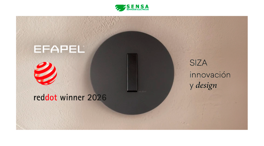 sensa_info's tweet photo. La nueva serie de 🎛 mecanismos #Siza de nuestro proveedor #EFAPEL ha sido reconocida con el prestigioso 🏅 @reddot Design Award 2026 en la categoría #ProductDesign. 👏 ¡Enhorabuena por este gran 🌍 reconocimiento internacional! 💬 Descubre la serie en Sensa. https://t.co/4vpzBusRfv
