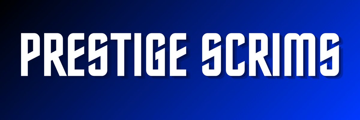 Prestige Scrims tweet media