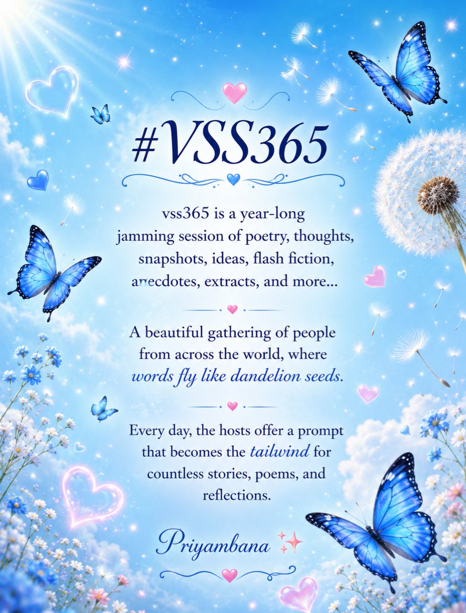 PriyambanaW's tweet photo. Thought:-

What a beautiful #vss365 jamming session where host's prompt are the #tailwind https://t.co/fkY7E2mam7