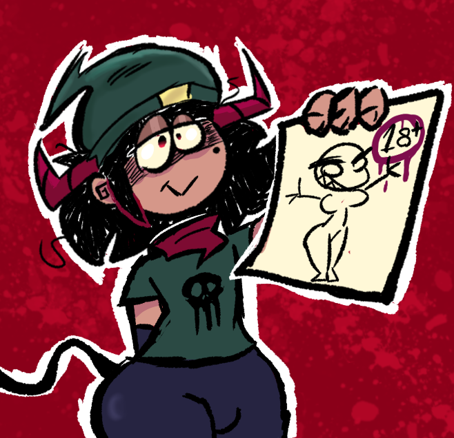elixsaynsfw's tweet photo. I'm Elixsay! I'm bored and want to practice, so I'll be drawing silly things! Yeahyeahyeah https://t.co/8s6KBSIivi