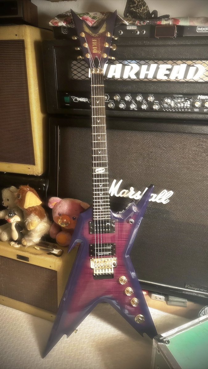 muumuu_7x_xj_'s tweet photo. お風呂出たらこれ弾く
#Dean #Razorback #Dimebag https://t.co/ydUru3ZcuE