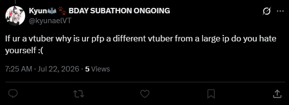 Haze_Wtv's tweet photo. Classic "reply then block me" case.

Because vtubers are widely known to be retarded, I will explain for this idiot. If she took one good look at my account, she will see this is an spam acc, and I like FuwaMoco.

Why is it always the generic fox vtubers man https://t.co/mLaqfhRhxN