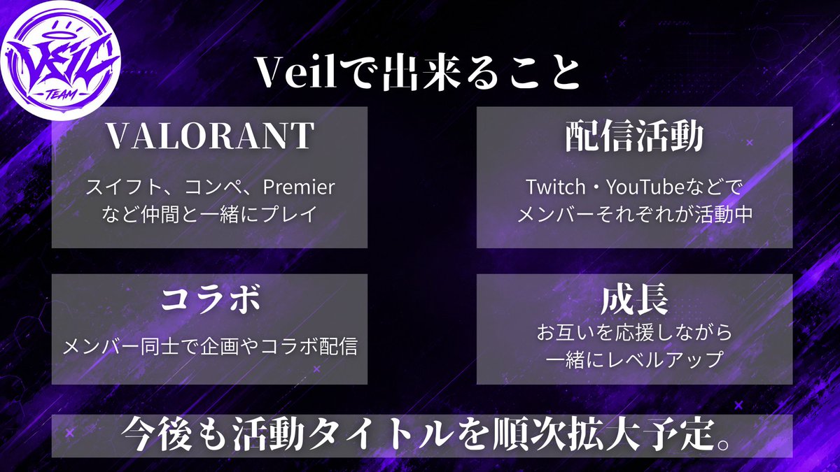 RaiaHigumori's tweet photo. 代理ポストです(@Veili2mi)
一緒にVeilを作っていく仲間を募集しています！ 
・ストリーマー 
・Premier 
・編集者 
・イラストレーター 
・マネージャー 
ご応募はこちら👇(https://t.co/nm86ZipXkR)
#Veil #ストリーマー募集 #VTuber募集 #メンバー募集 https://t.co/teMG6D0gwl