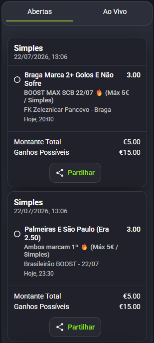 Bellocas7's tweet photo. Dia 45 | Boosts PT 🇵🇹
Aqui vai a 3ª ronda de boosts🔥. Muitos boosts hoje, achas que batem todos?
Mais boosts daqui a bocado, segue para não perderes👇
Dia 44: +7€ | Acumulado: +350.95€
#BoostsPT #UCL #Braga #Palmeiras #SaoPaulo https://t.co/KLn9tWTcFy