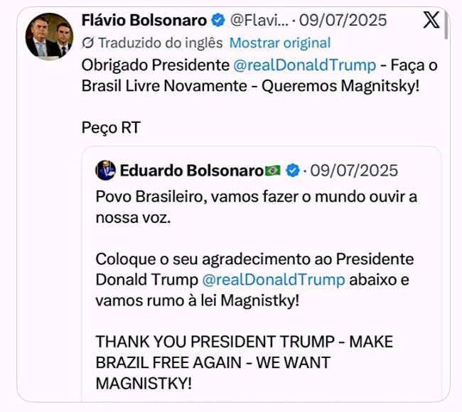 RicksonBar35133's tweet photo. @FlavioBolsonaro 😕 https://t.co/4vu8igrprc